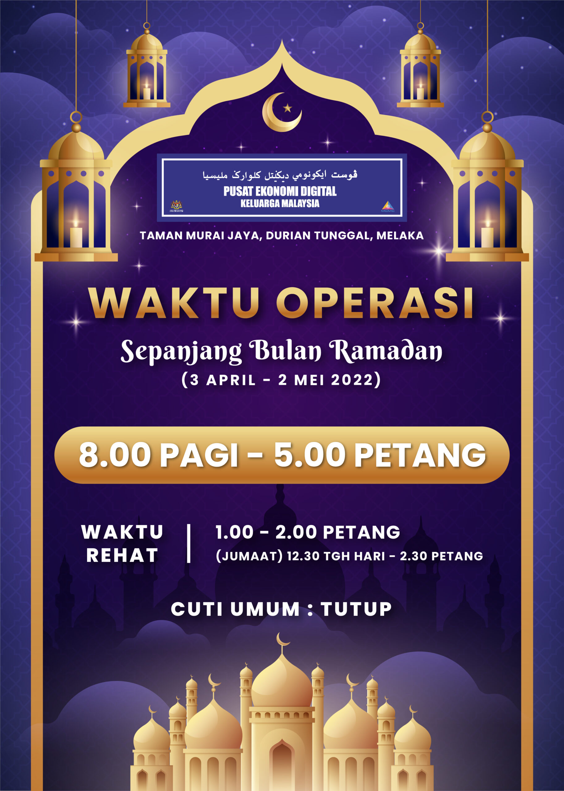 Waktu-Operasi-Bulan-Ramadan-PEDi-Taman-Murai-Jaya